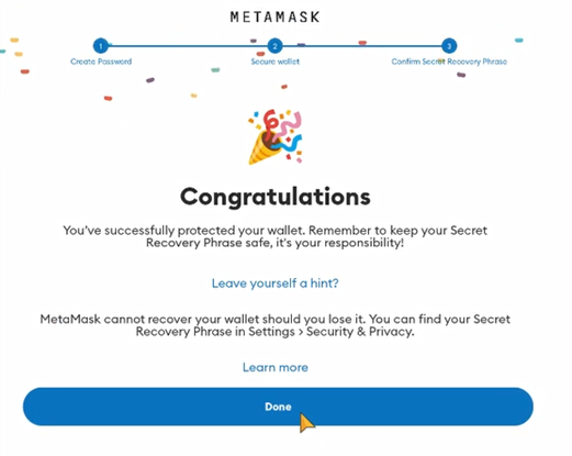 Set-up your MetaMask hot wallet ETH for Crypticorn's PinkSale - Part 11