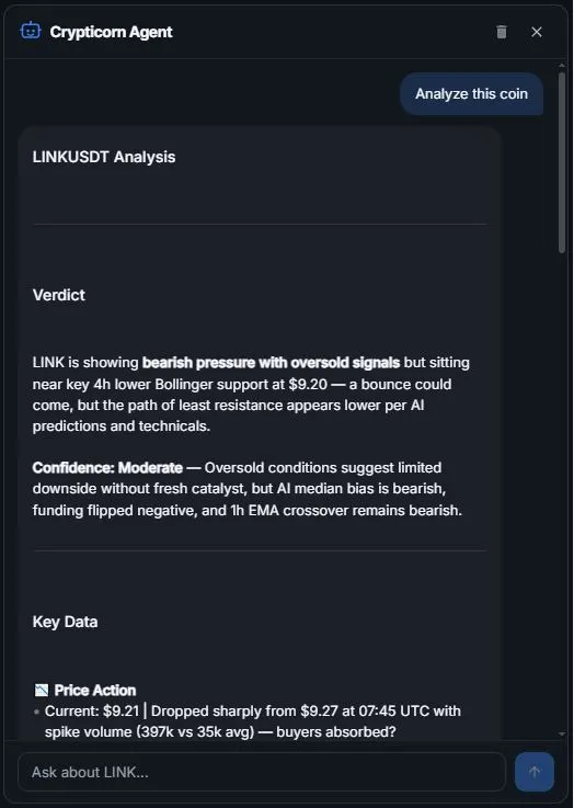 Crypto AI Trading Agent Assistant for Crypto Traders